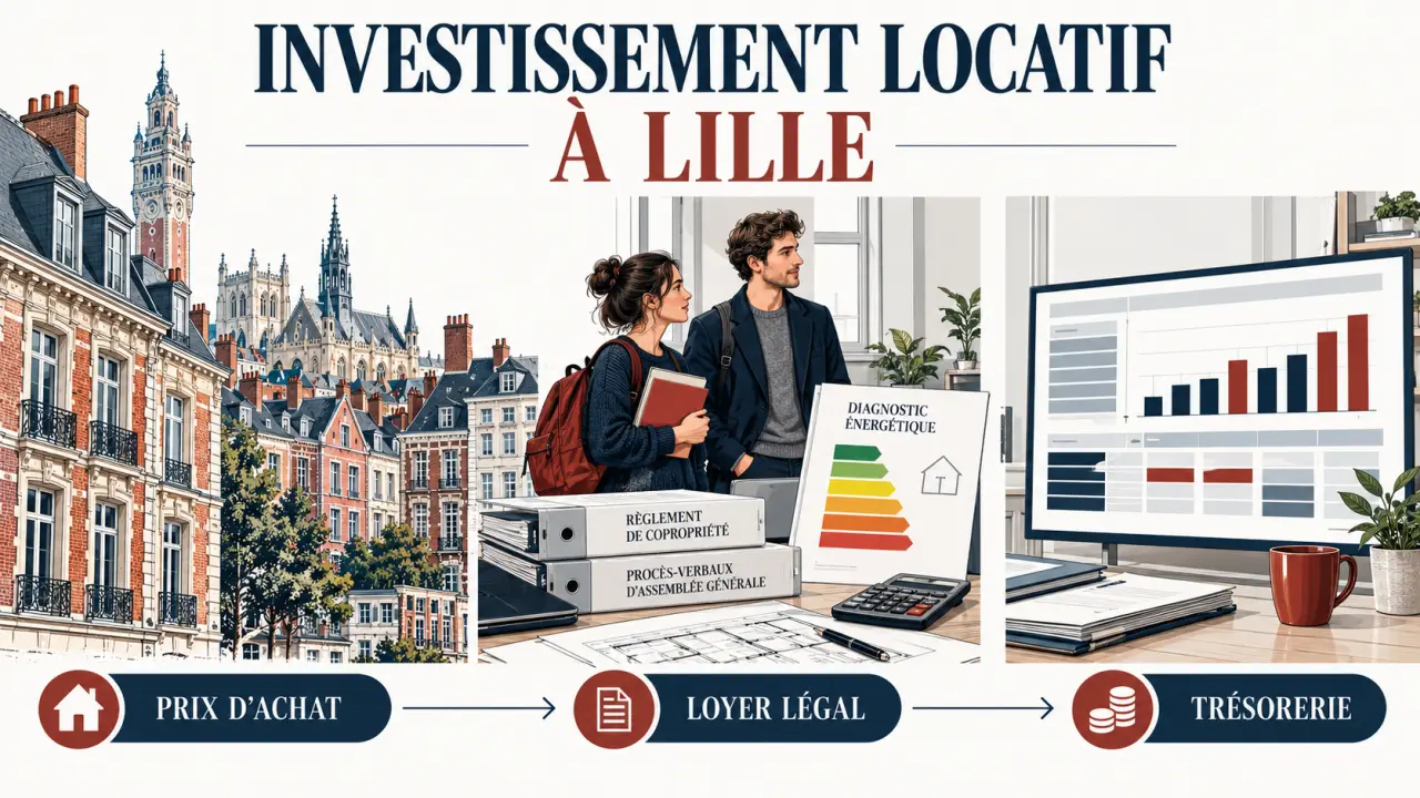 Investissement locatif Lille : facteurs à vérifier avant de calculer la rentabilité