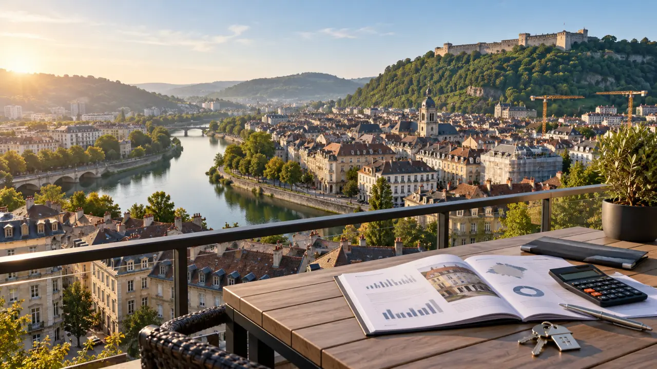 Investissement locatif à Besançon : le rendement brut ne suffit pas pour choisir