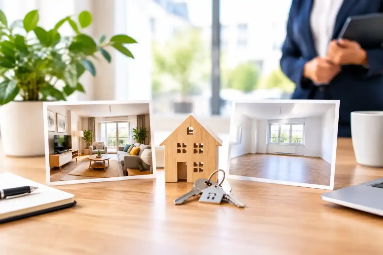 Appartement lumineux préparé pour une mise en location