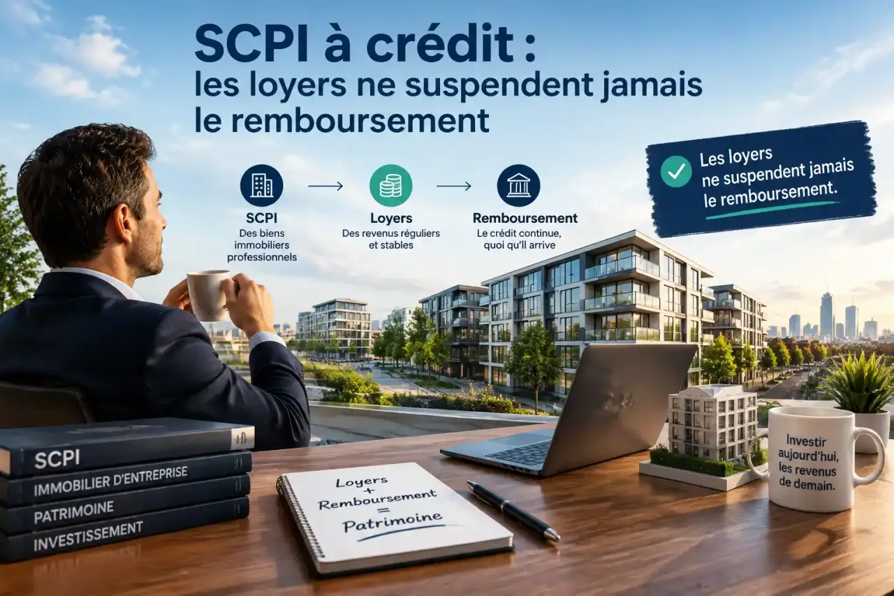 SCPI à crédit : les loyers ne suspendent jamais le remboursement